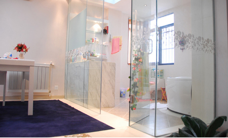 香樟雅苑空中别墅卫生间(实景）